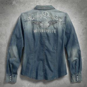Harley-Davidson Pearl Snap Denim shirt